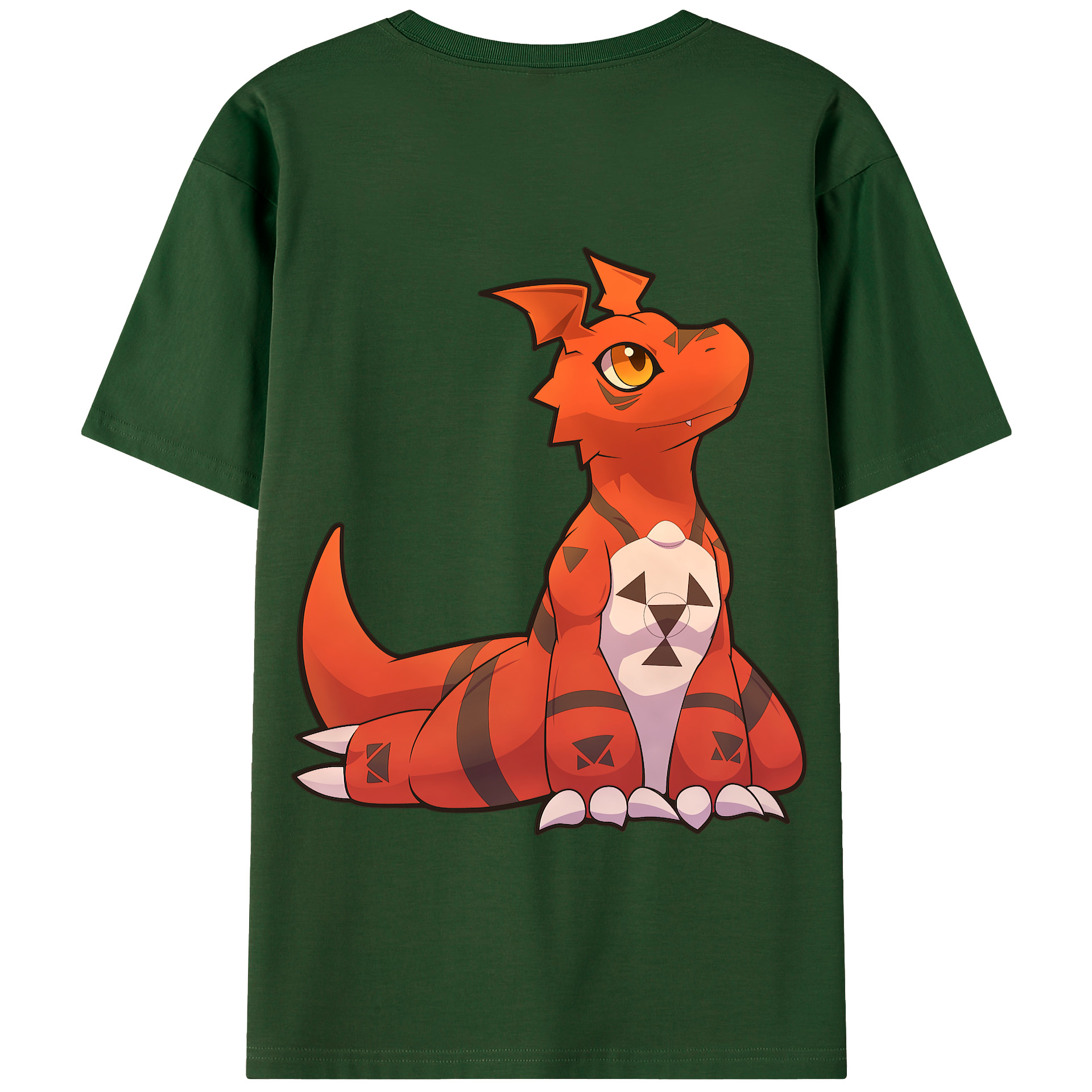 （画像用） Digimon デジタルモンスター/デジモン 綿100％半袖Tシャツ（背面プリント）